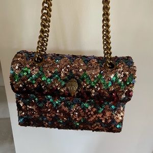 NWT KURT GEIGER MULTI COLOR SEQUINS SHOULDER BAG GORGEOUS!!